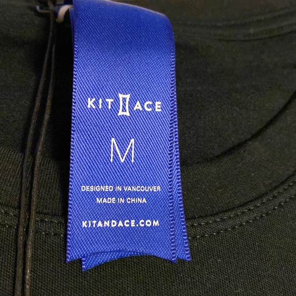 Kit & Ace cuffed crew neck tee medium - Picture 4 of 7